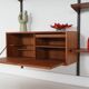 Modular shelving Kai Kristiansen, teak veneer, Danish design 1960s