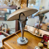 1950s metal mushroom lamp