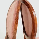 Set of 6 medallion dining chairs, Indian pink