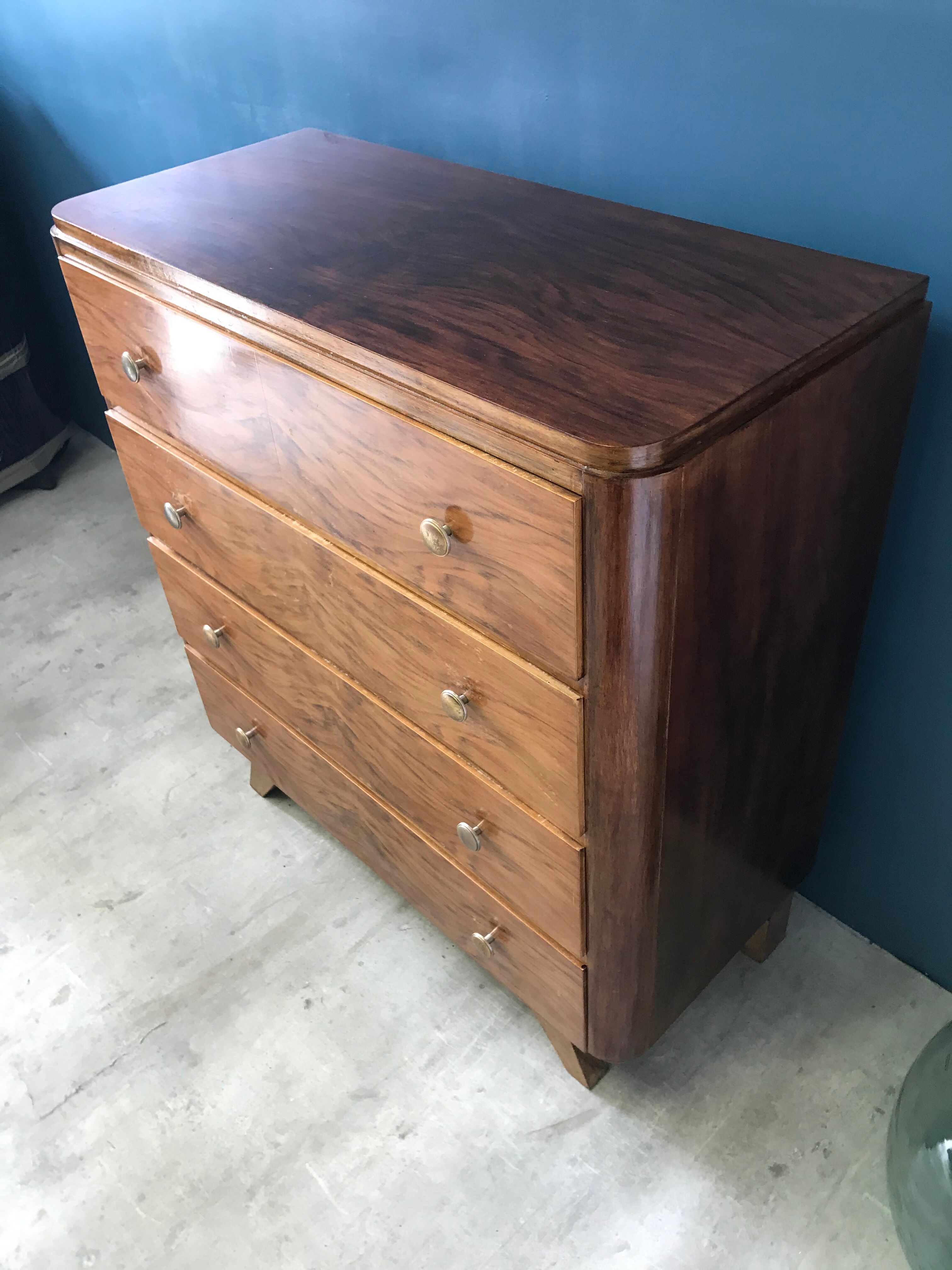 Vintage dresser with compass feet