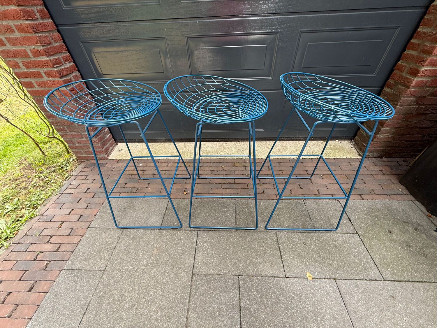 Set of 3 Pastoe bar chairs