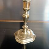 18th century candle holder with coat of arms