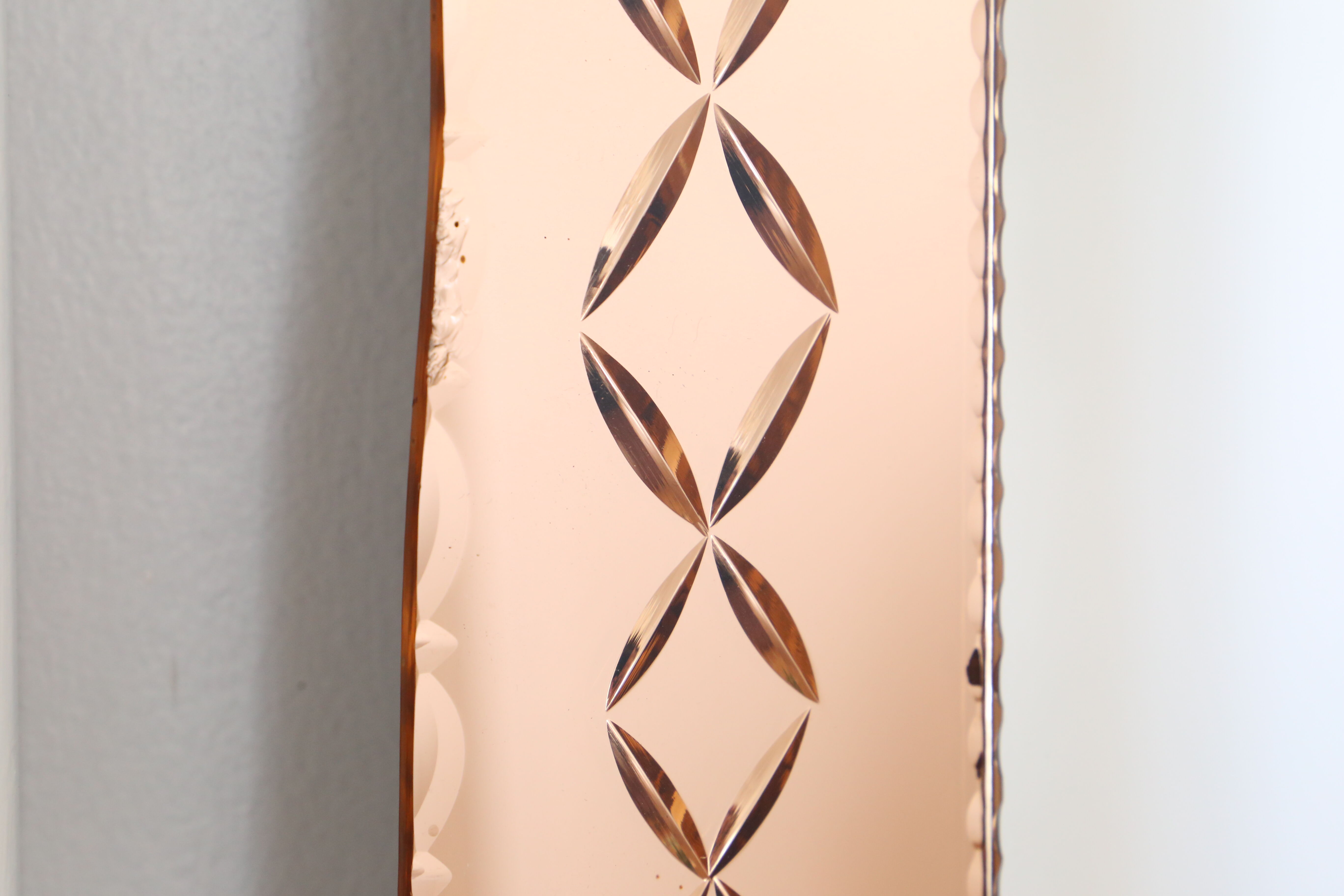 Mirror pop years 60/70, antique, art deco 70x100cm