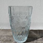 Glass sunflower vase 1990