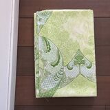 Nappe Trianon verte en satin de coton