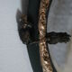 Black and gold art deco mirror