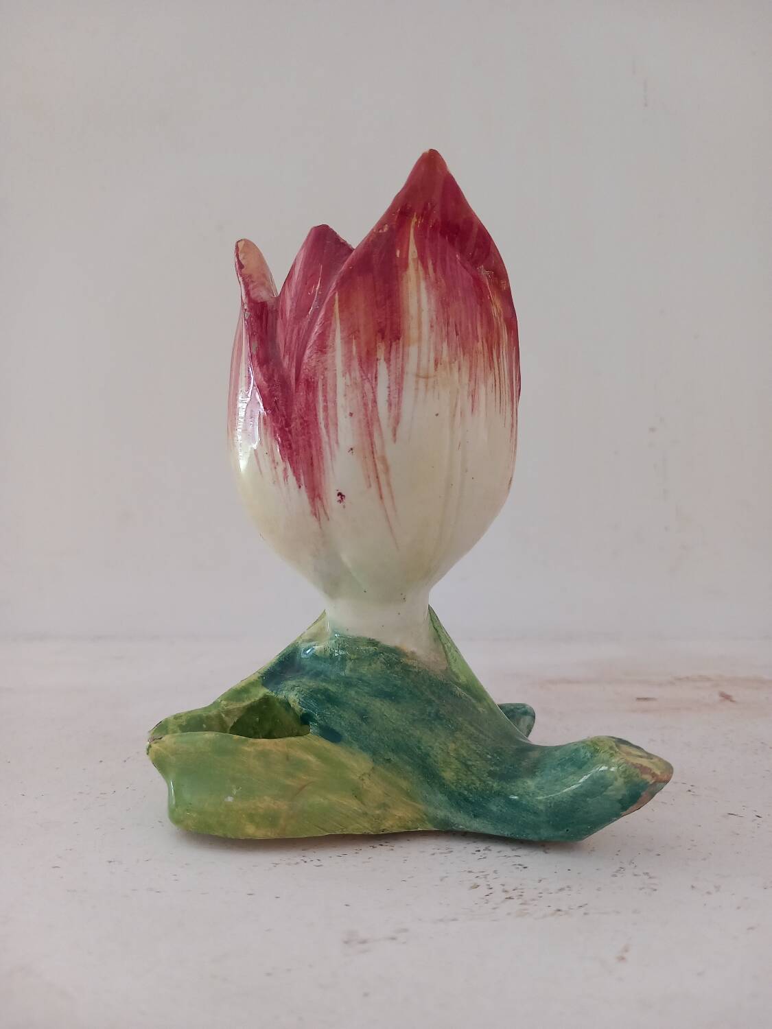 Vase delphin massier