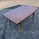 Table avec rallonges en teck, style scandinave, édition eros, vers 1960, dimensions 227x 90 cm