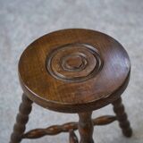 Stool in the style of Charles Dudouyt, 1960s