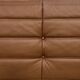 Togo Sofa in Brown leather attributed to Michel Ducaroy for Ligne Roset.