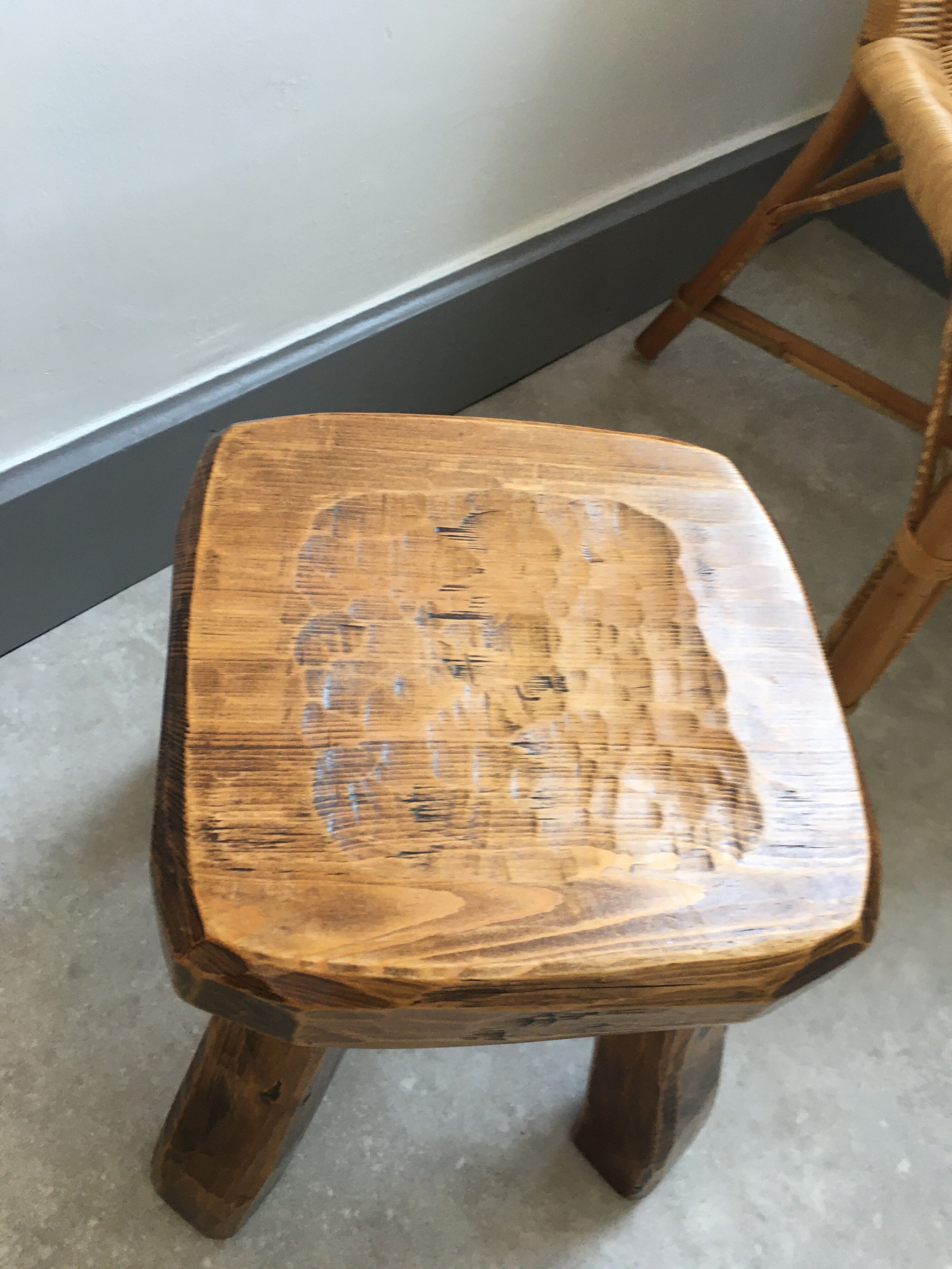 Wooden stool