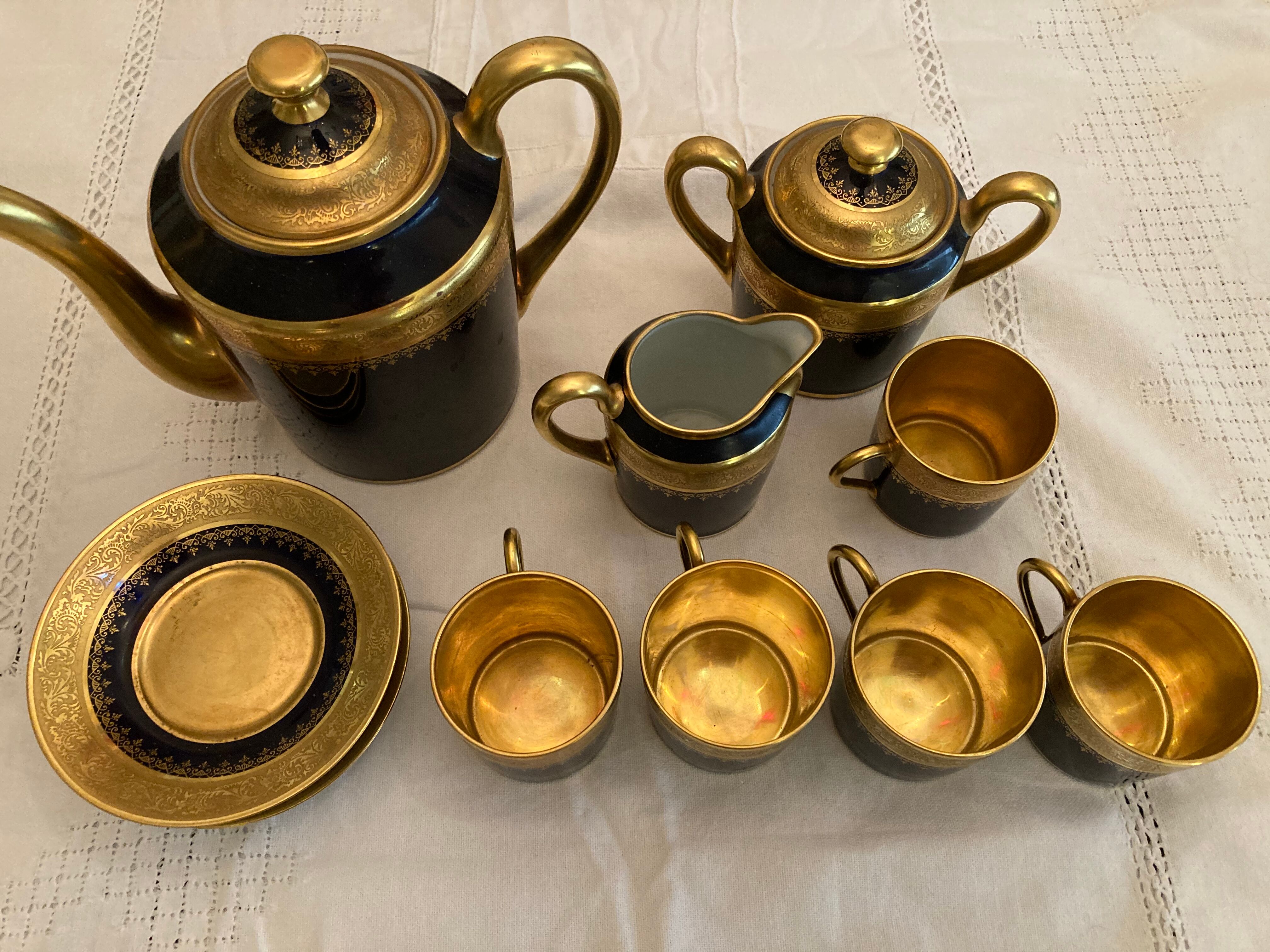 Porcelein service in Limoges