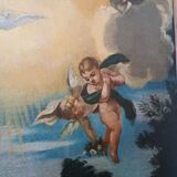 Old oil painting on canvas, 18th century