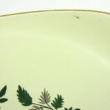 Ceramic serving dish - Bolbec floral decoration - Salins France - vintage 50s