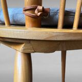 Chaise à dossier haut par Albert Haberer pour Hermann Fleiner