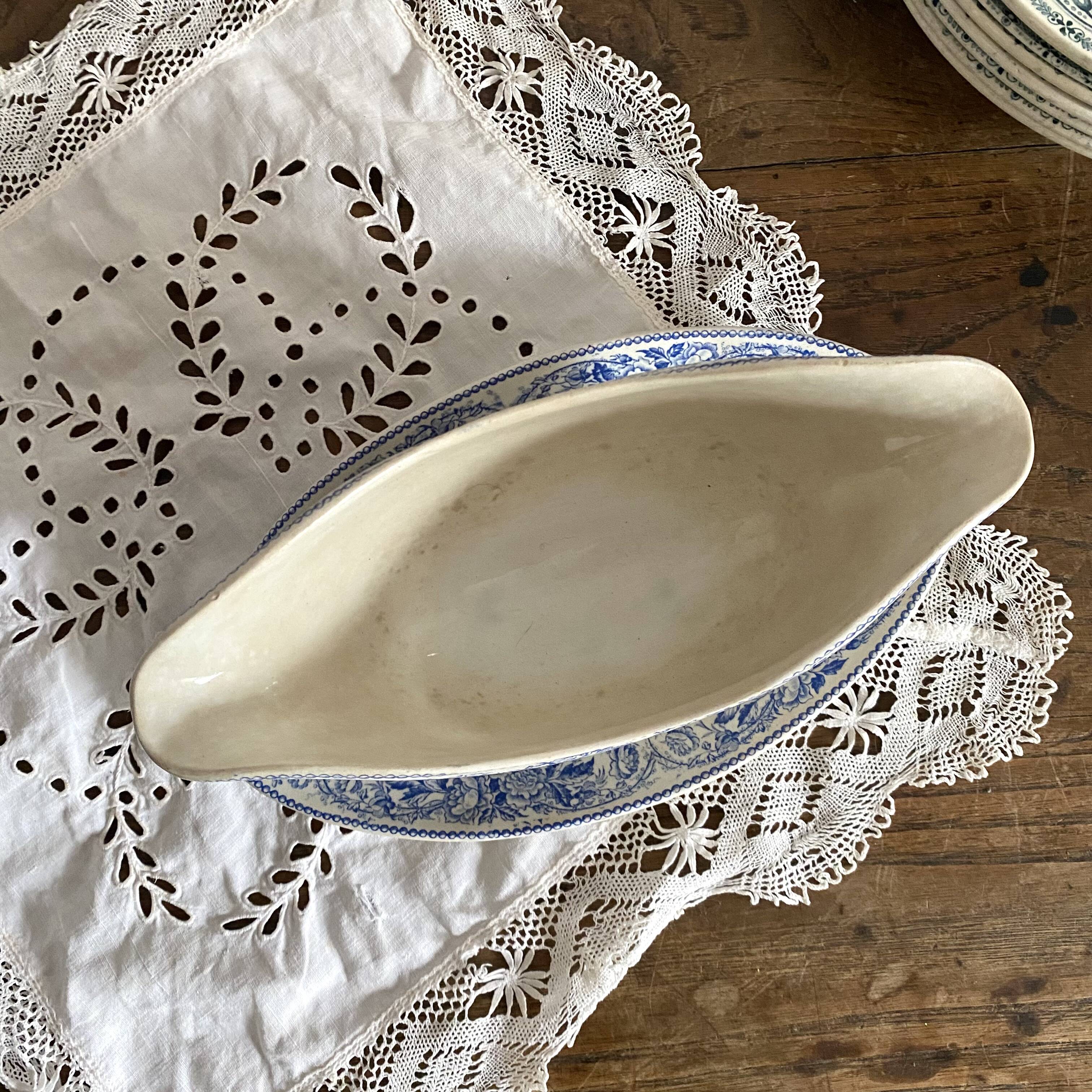 Saucière en terre de fer Lunéville XIXe