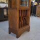 Solid oak doctor's cabinet, 1900s