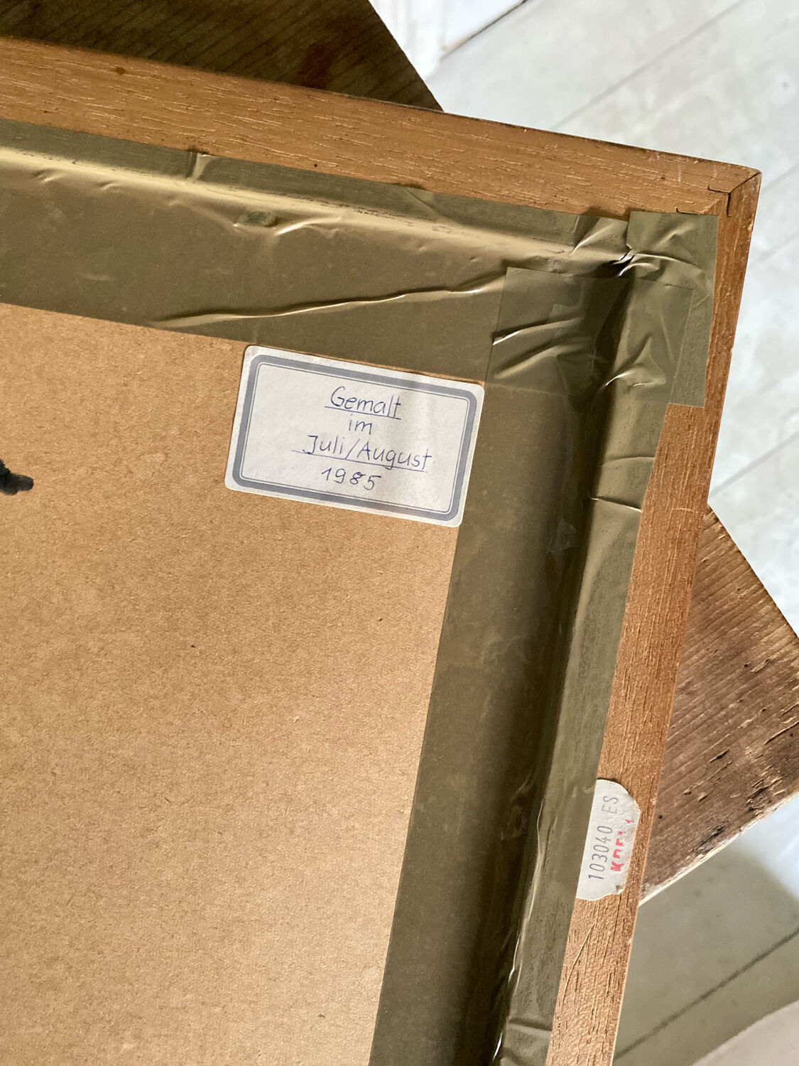 Signed painting bouquet of sunflowers 1985