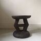 Stool / side table / African handcrafted bedside table in raw wood