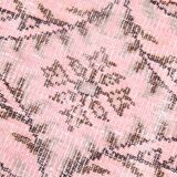 6x10 Rug For Living Room Soft Pink Turkish Vintage Rug, 181x314Cm