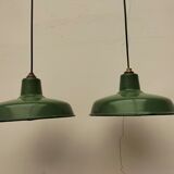 Pair of industrial lamps