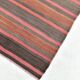 5x8 Pink & Brown Striped Style Kilim Rug, 167x254Cm