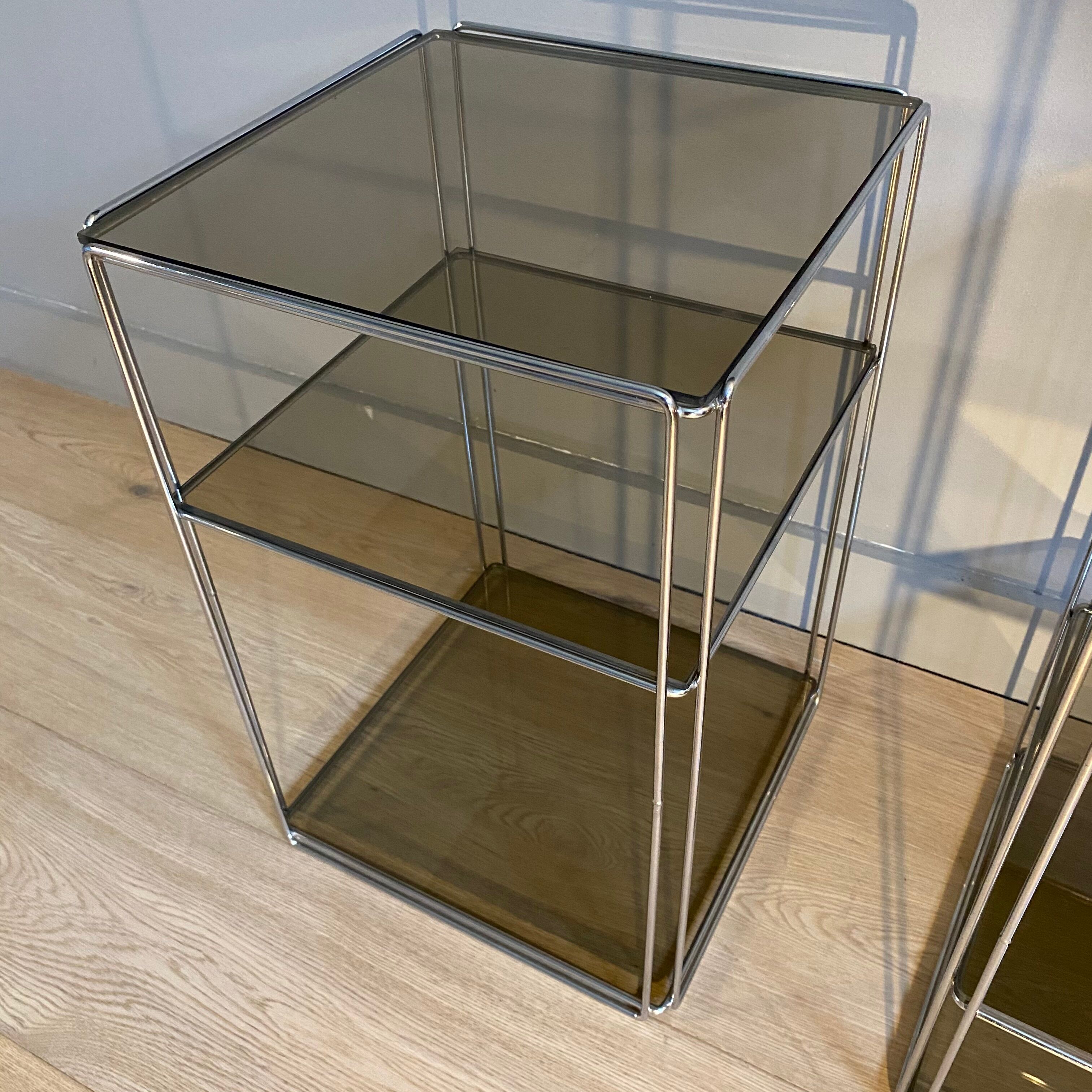 Pair of side tables design Max Sauze, published by "Isocèle", France 1970