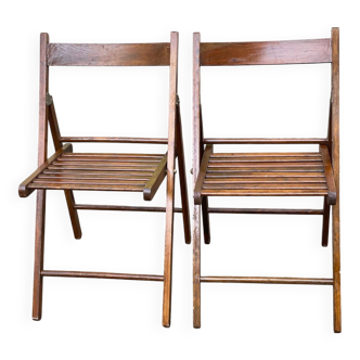 2 foldable Scandinavian chairs from the 1970s