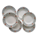 Set of 6 old St Amandinoise St Amand vintage soup plates