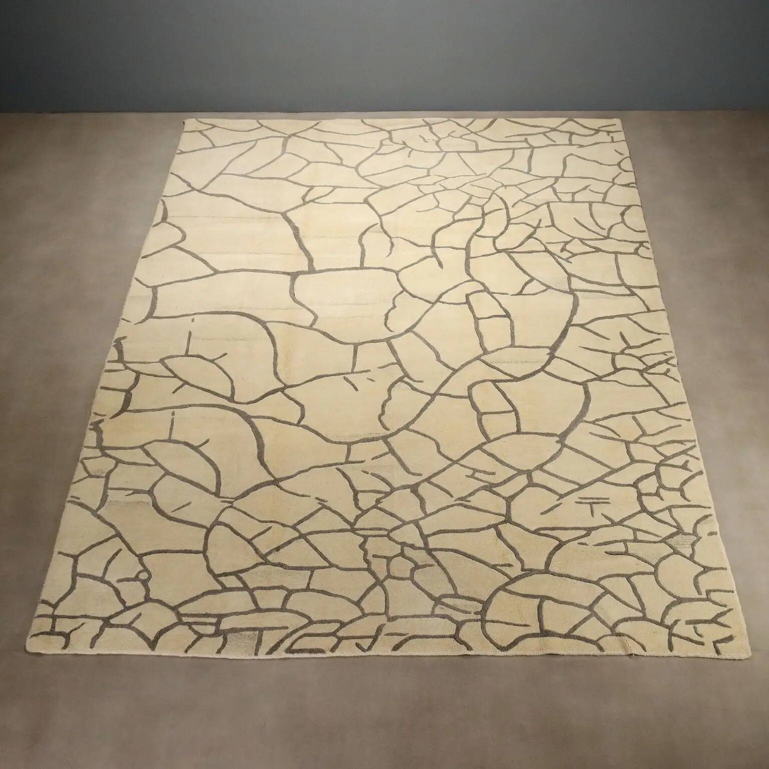Vintage Cretto Sartori rug in wool, fine knot, 118 x 157 in.