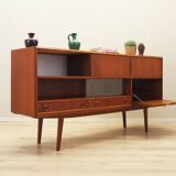 Teak highboard, Danish design, 1970s, production: Denmark