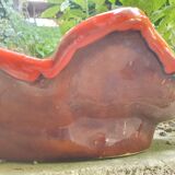 Large ceramic dish vallauris