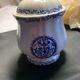 Milk or cream jug and sugar bowl with Gien earthenware lid, Rouen model 32