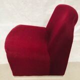 Alky heater from Giancarlo Piretti plum color, Castelli edition 70s