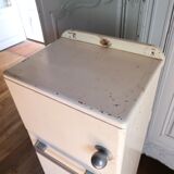 Vintage wooden bread hutch