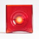Vase à lentille rouge Diabolo de Christian Tortu