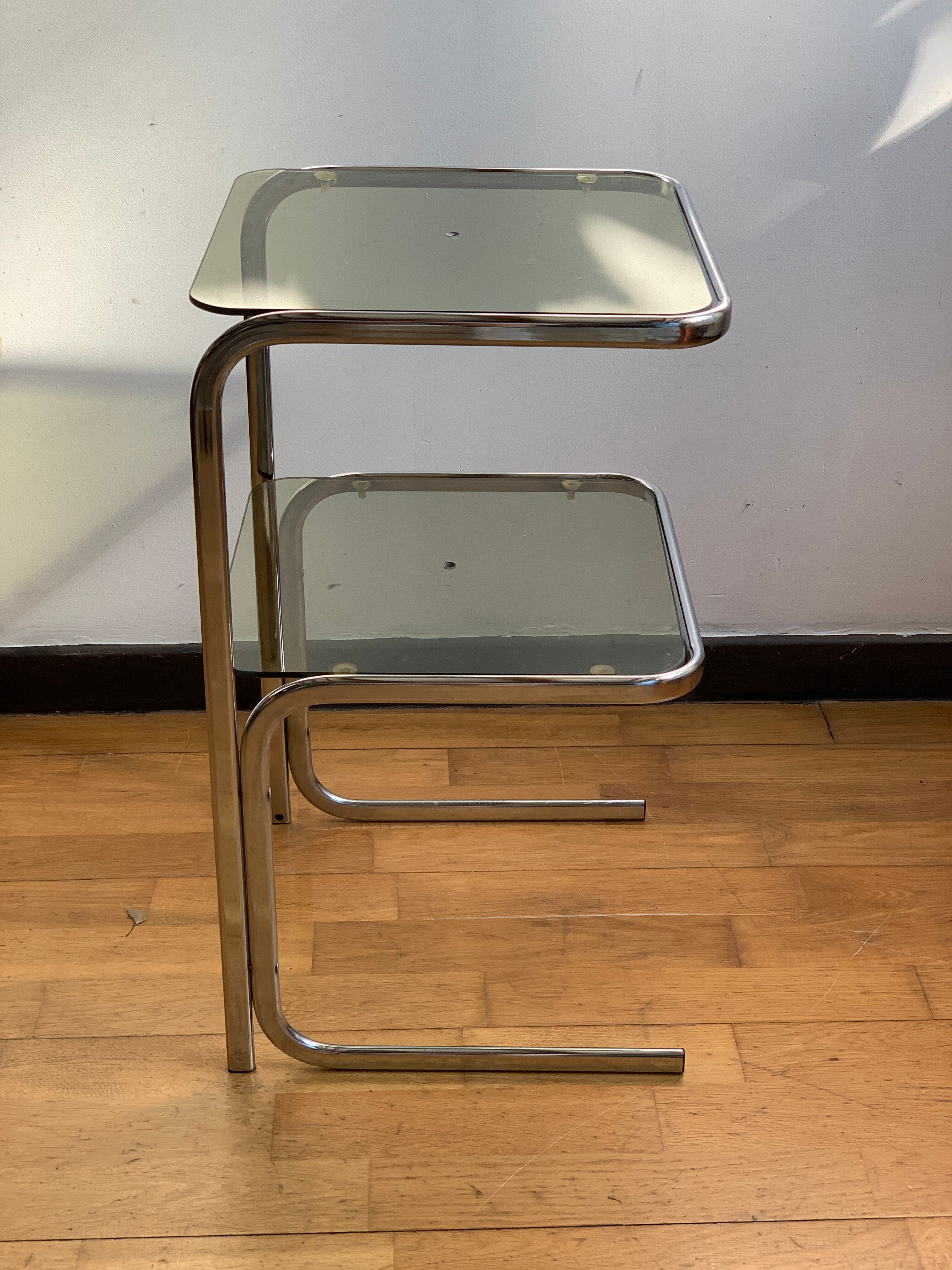 Chrome sofa end