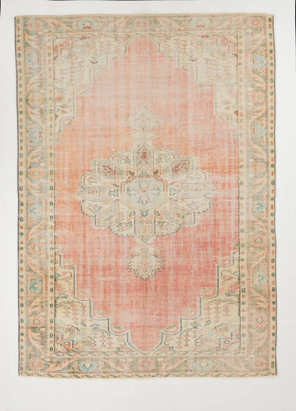 Tapis vintage couleurs pâles, 177x250 Cm