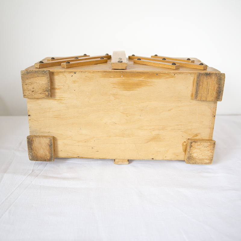 Wooden sewing worker