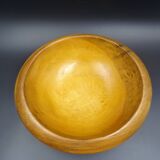Wooden dish signed E - Circa 1960-1970