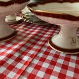 Monogrammed dessert service