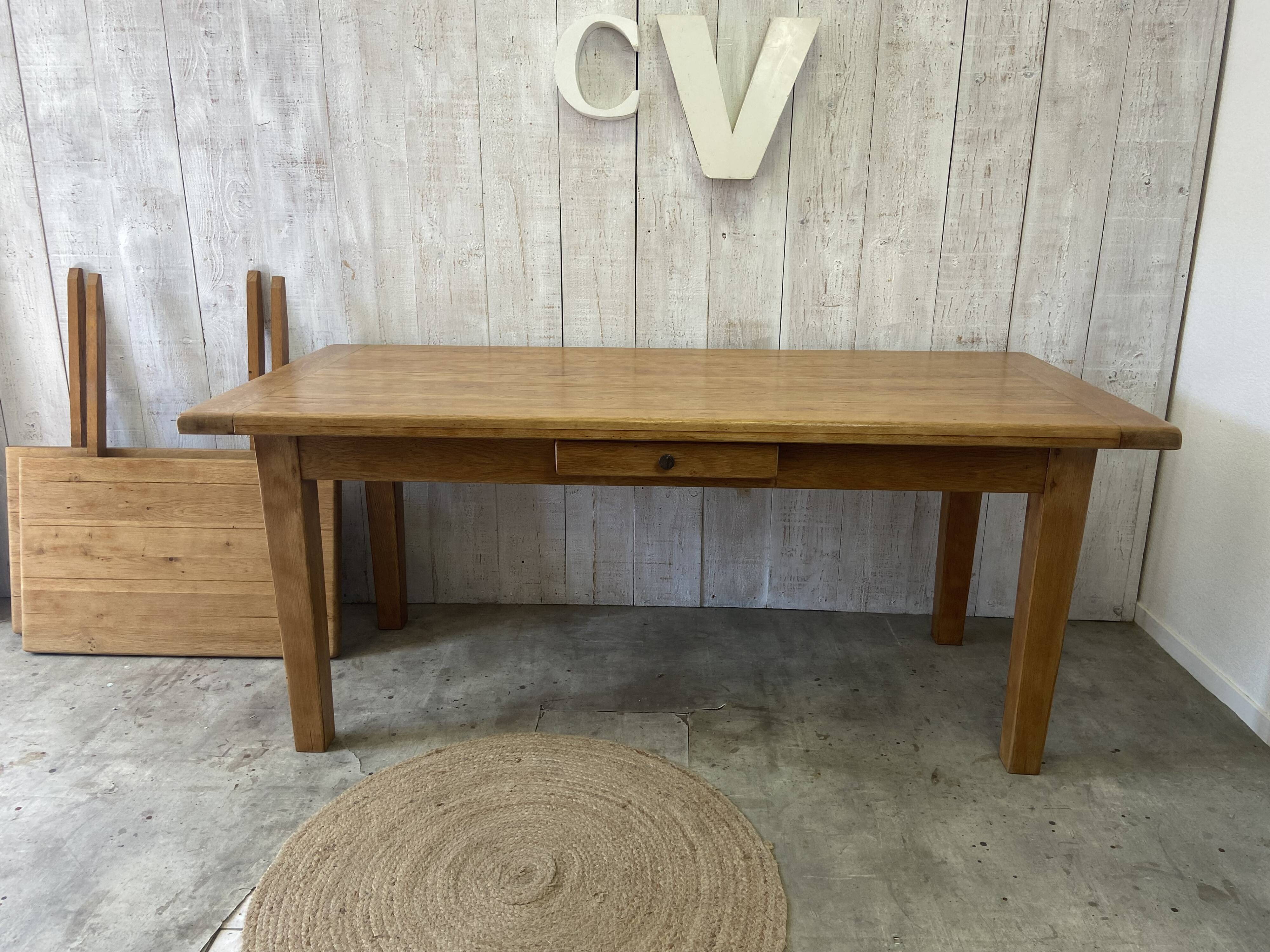 Table de ferme 180/280x80cm