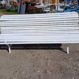 Iron and Wood Bench from the 50s