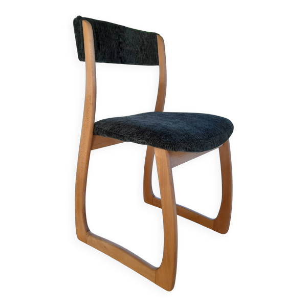Lot de 3 chaises traineau des années 1970 de la marque SELF