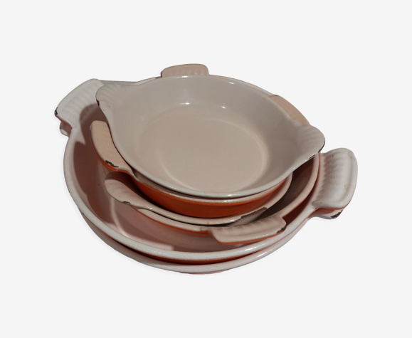6 plats en fonte Le Creuset