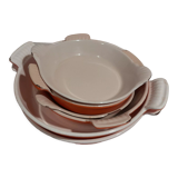 6 cast iron dishes Le Creuset