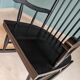 Rocking Chair Black Wood Vintage 1960 — Scandinavian Style