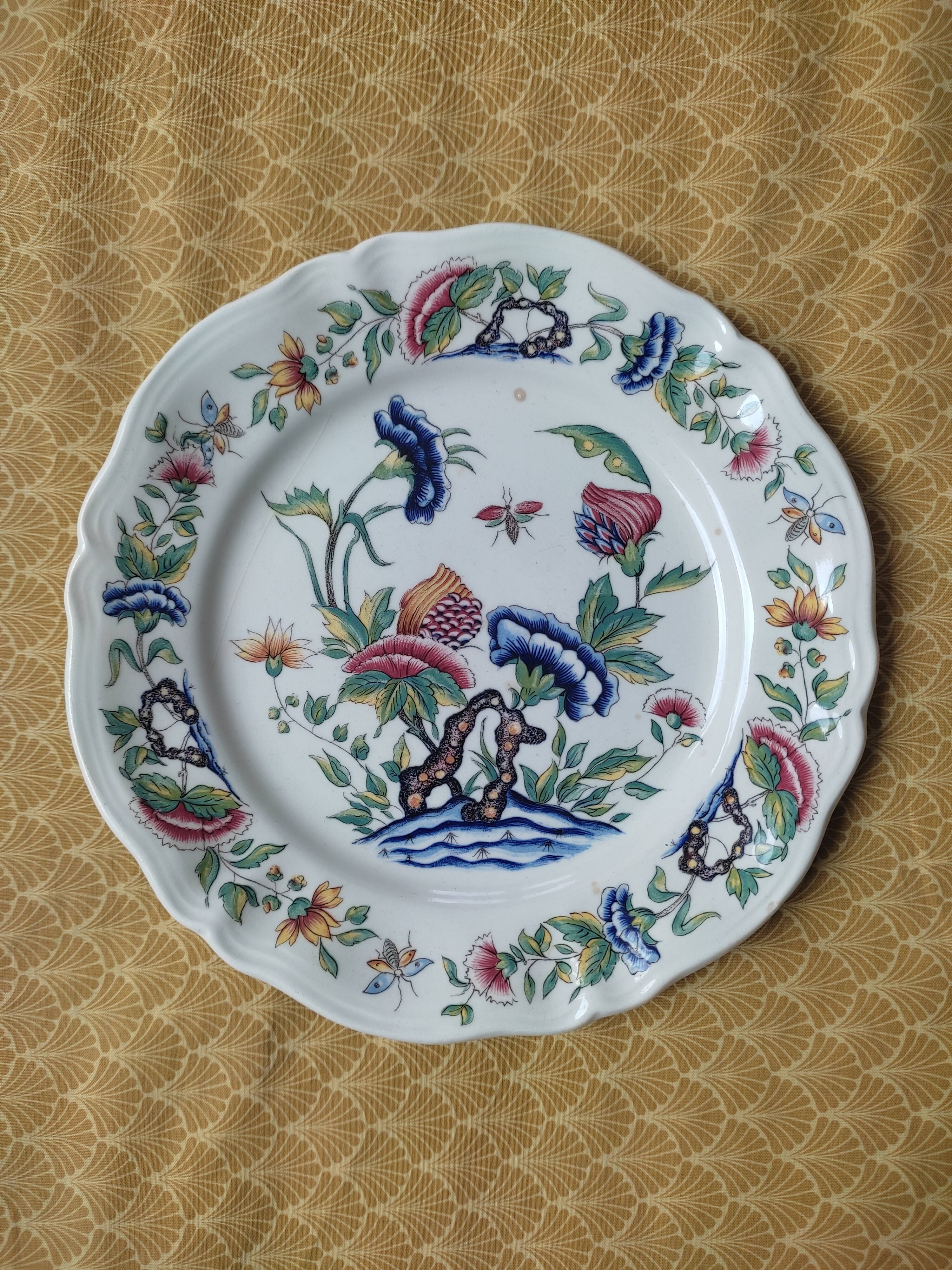 Assiette à dessert modèle Rouen. Sarreguemines