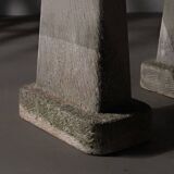 Raw concrete dining table, circa 1980