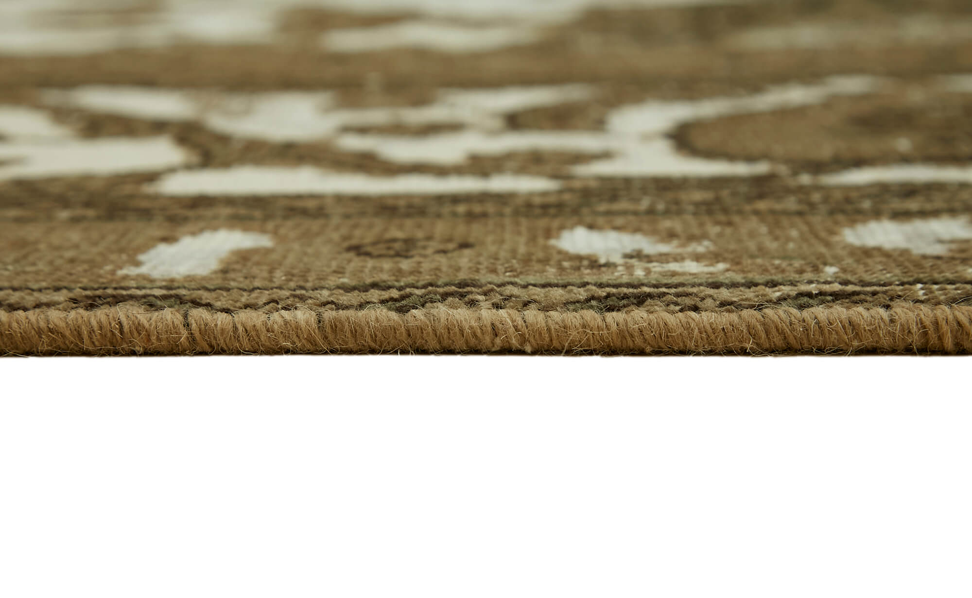 Handmade Oriental Decorative 1980s 290 cm x 365 cm Beige Wool Carpet